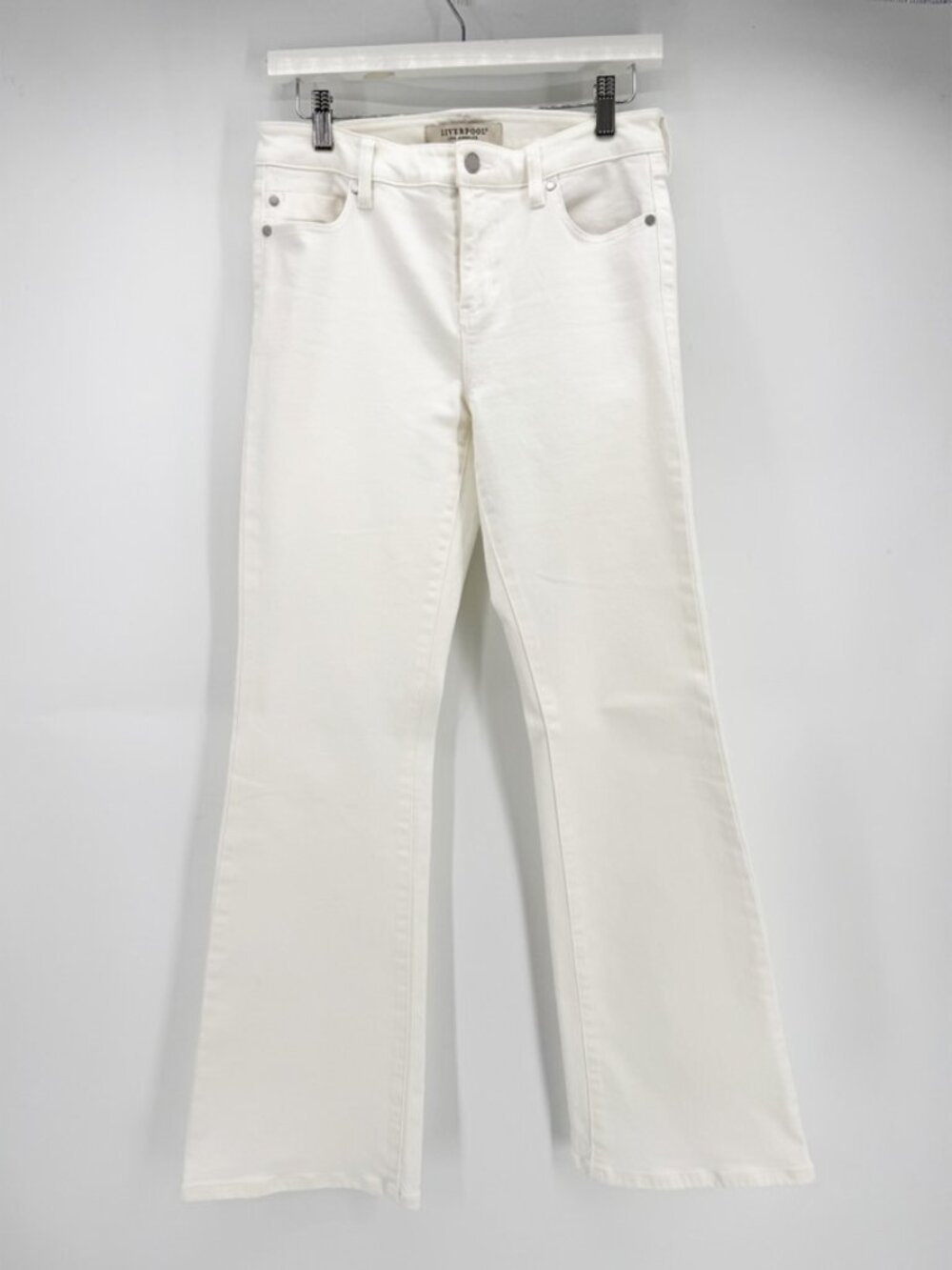 Liverpool Los Angeles High Rise Lucy Bootcut Jeans Bright White 6/29 - Picture 2 of 10